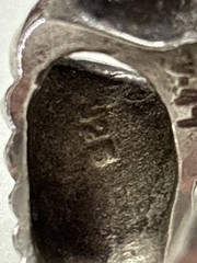 Vintage Taxco Statement Ring Sterling 925 Chunky 13.5g Brutalist Modernist 8.5