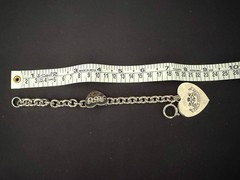 Vintage Y2K Juicy Couture Silver Tone Necklace Complete /w Box