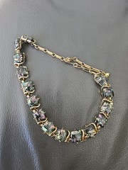 Vintage CORO Confetti Thermoset Lucite Necklace