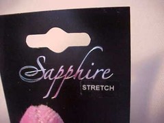Costume Jewelry Ring Black Stones By Sapphire Silver Tone Stretchable Band New