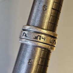 Sterling Silver 925 Southwestern Style Spinner Ring Size 7