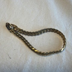 Napier Braided Chain Bracelet / Gold Tone/ Fits Size 6.75 In Wrist