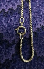VTG 1980s STERLING SILVER 925 FRAMED FACETED CRYSTAL PENDANT NECKLACE 18”