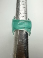 Vintage Plastic Lucite Chunky Statement Ring Size 5.75