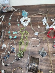 Vintage to now Costume jewelry Lot Mixed Jewelry Lot Pendants Earings Necklaces
