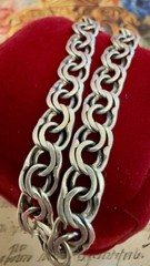 Fabulous 925 Sterling Silver Bracelet – 8.75″ – Vintage Eastern Europe #2048