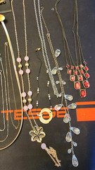 Lot #44 of random estate sale jewelry, Earrings, Necklaces, bracelets, more