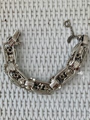 DAZZLING! JULIANA Smoky Gray Rhinestone Navette AB Headlight Bracelet Earrings!!