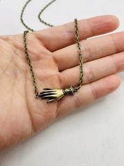 Vintage Style Victorian Elegant Ladies Cottagecore Dainty Hand 18 in Necklace