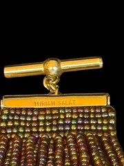 Contemporary MIRIAM SALAT Bracelet Spice Tones ‘Gypset’ Collection SIGNED