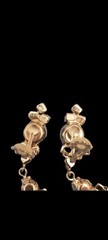 Vintage La Roco crystal necklace Clip on Earrings statement signed costume