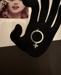 Vintage Avedon Sterling Female/Feminist Symbol Pendant