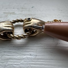 Missoma X Harris Reed 18k Gold Plate/ Natural Pearls In Good Hands Bracelet READ