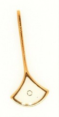 Handmade 9ct Yellow Gold & Diamond Pendant Fine Vintage Jewellery