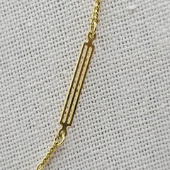 Freshwater Pearl Multi Style Link Gold Tone Chain Vtg Station Necklace 24 Inch