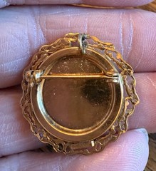 Vintage 1-20/ 12K Gold Filled Intaglio Cameo Set Tested