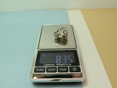 Long on Love! Elongated Scrollwork Heart 925 Sterling Silver Pendant 1-1/4″ 8.3g