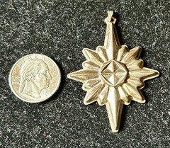 REED & BARTON 925 Sterling Silver Vintage 1978 Christmas Star Ornament