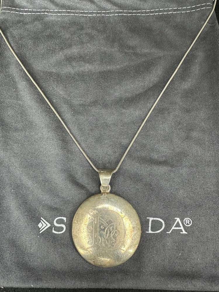 Silpada Vintage Heirloom Pendant Letter “D” (N97)