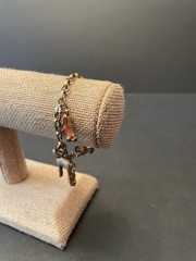 Child’s Vintage Charm Bracelet Enamel Dogs Puppies Theme 1960’s Nostalgia