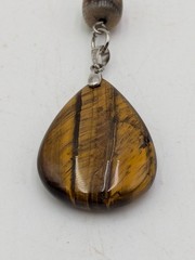 Vintage H.D.N.Y. Necklace TIGER EYE 19″