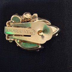 Vintage Signed Eisenberg ICE Brooch Pin & Clip Earrings – Original Box -stunning
