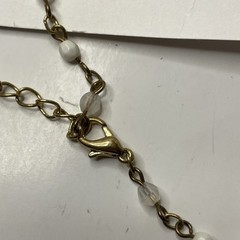 Noblesse Collection Signed VCLM Austrian Crystal Cross Necklace 18” Bead Chain