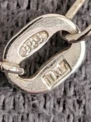 Dachshund Dog Pendant Necklace 925 Sterling Vermeil Gold Plated Modena Italy Y2k