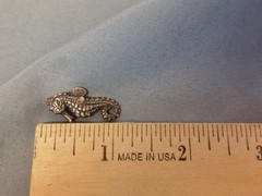 Vintage Sterling Silver Sea Horse Pendant