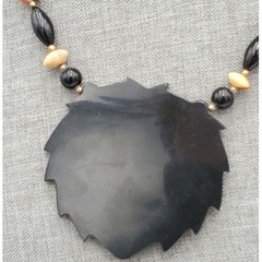 Vintage Lee Sands Lion Head Mosiac Inlay Pendant Necklace – Jewelry