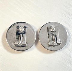 Vintage Hermès Cloisonné Enamel Earrings | Camel Desert Motif | Silver-Tone