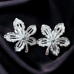 Sarah Coventry Earrings Clip On 1960s Silver Tone Vintage Joy Ivy