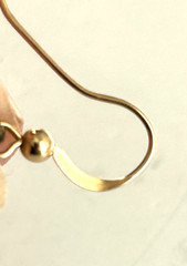 Artisan Victorian-Style Chandelier Earrings 14K GF French Wire Fresh Water Pearl