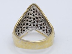 Vintage Ring Lot 5 Pc Estate Rhinestone Crystal Costume Wearable Craft Harvest