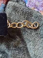 Antique Victorian Fancy Gold-Filled Amethyst Velvet Choker Necklace or Bracelet