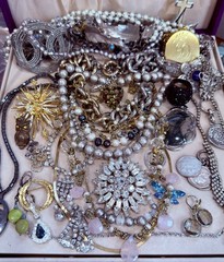 Vintage Estate Costume Jewelry Lot! AVON, MONET and more!