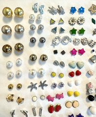 140 Pair Vintage to Mod Wearable Pairs of EARRINGS Various Styles