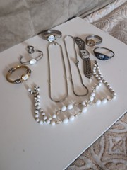 Huge Junk Drawer Lot Mixed Vintage To Now Jewelry Pieces Parts Crafts Repair #1