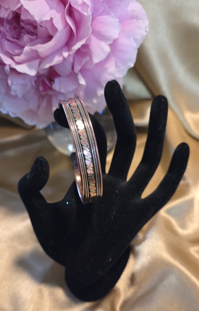 Vintage India Copper & Brass Cuff Bracelet