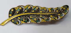 Vintage Brooch Pin Back button Hand made