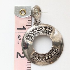 Southwestern Hoop Dangle Stud Earrings Boho Southwest Jewelry 2”
