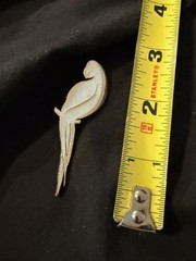 5 Vintage Pins Brooches Western Themed Parrot Butterfly Kiwi “B” See Description