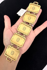 MAXIMAL ART John Wind Floral Bouquets Spring Sparkle Collection Bracelet Vintage