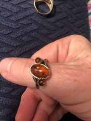 Vintage Baltic Amber Gemstone Size 10