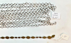 Vintage to Modern Antiqued Brass Jewelry Chain – NOS – 17 Pieces – 63 Feet Total