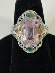 Antique 1920’s-1930’s Ladies 14K White Gold Art Deco Beautiful Filigree Ring-Sz6