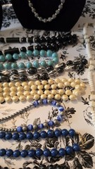 15 Vintage Retro MCM Beaded Necklace Various Colors
