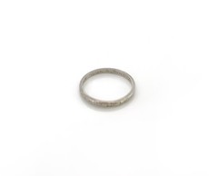 Vintage Belais Wedding Band, Leon to Jane 10-26-35, Size 5.5, 14K