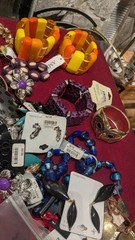 Jewelry Large lot Many Lbs of wearable Costume/Vintage fashion accessories
