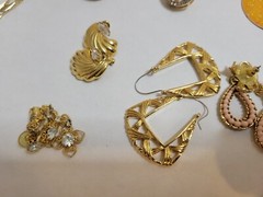 Vintage Pierced Earring Lot 40+ Pairs Of POST ONLY Assorted Colors & Sizes #1